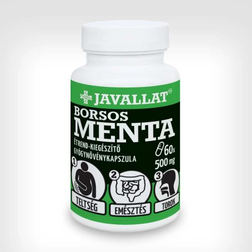 Borsos menta - puffadás mérséklésére