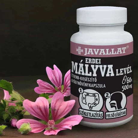 Erdei mályva levél