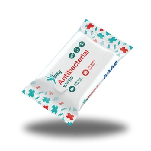 Antibacterial 25 lapos visszazárható antibakteriális kendő