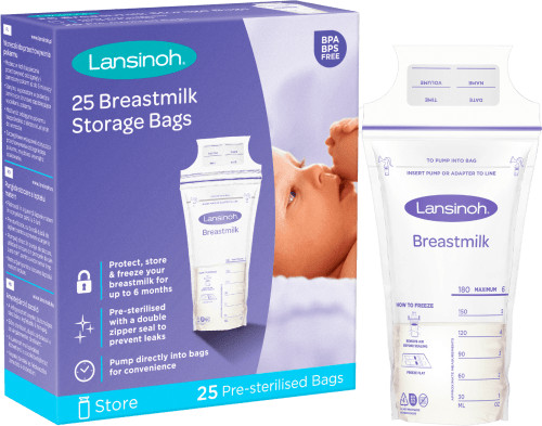 Lansinoh anyatejtároló zacskó 25 db-os