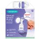 Lansinoh 2 fázisú kézi mellszívó + 160 ml cumisüveg 