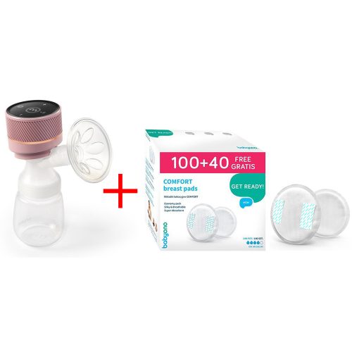 BabyOno Pico elektromos mellszívó + 140 db melltartóbetét