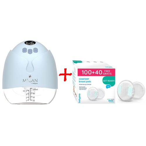 BabyOno Megan elektromos, viselhető + 140 db melltartóbetéttel ajándékba!