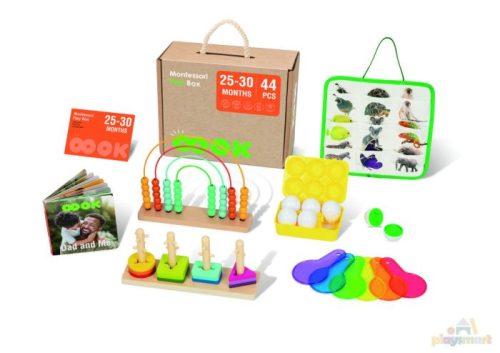 25-30 hónaposoknak - Montessori Fejlesztő Játék Box