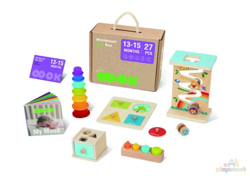 13-15 hónaposoknak - Montessori Fejlesztő Játék Box